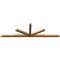 Ekena Millwork Saratoga Timber Gable Bracket, Western Red Cedar, 108"W x 31 1/2"H x 3 1/2"D x 3 1/2"F, 7/12 Pitch GBW108X31X0404SAR00SWR - alternate 4